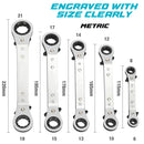 Reversible Ratchet Wrench Set