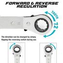 Reversible Ratchet Wrench Set
