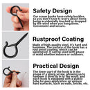 Q Hanger Hooks With Safety Buckles