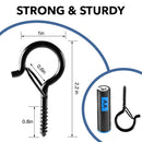 Q Hanger Hooks With Safety Buckles