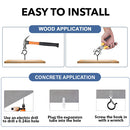 Q Hanger Hooks With Safety Buckles