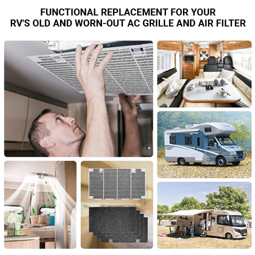 RV A/C Air Grille & Filter