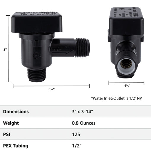 RV Vacuum Breaker Check Valve
