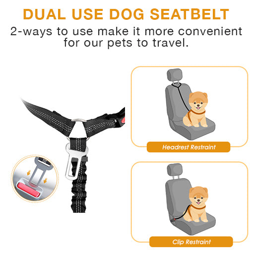 Retractable Dog Seat Belt