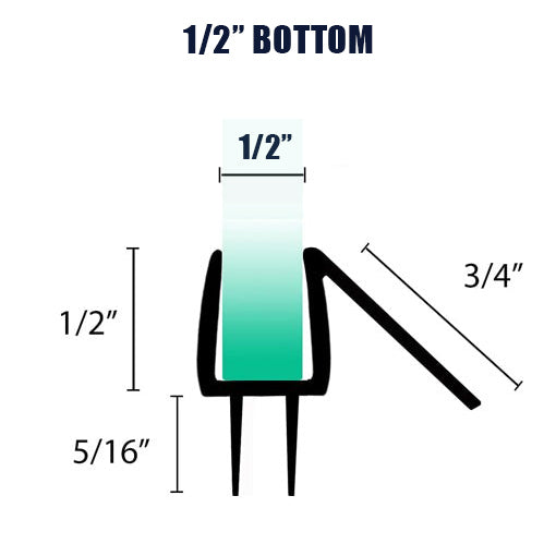 Silicone Shower Door Bottom Seal