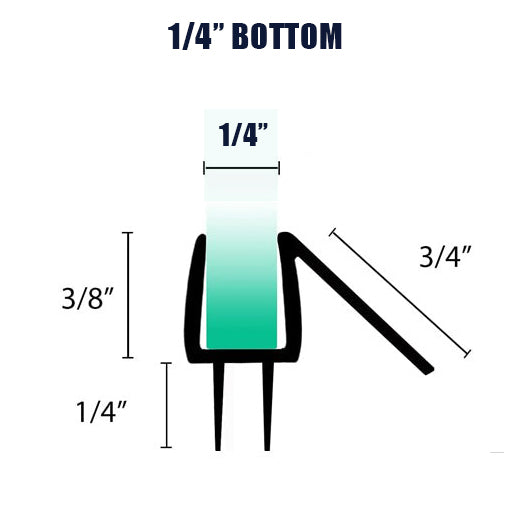 Silicone Shower Door Bottom Seal