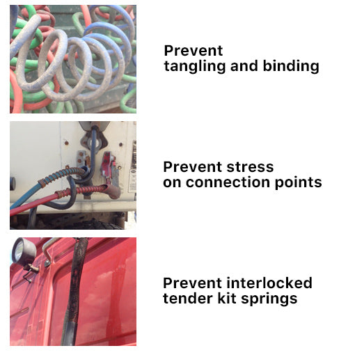 Tractor-Trailer Connection Lines Clamp