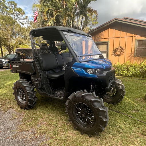 Bolt-On UTV Flip Front Windshield