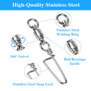 Stainless Steel Fishing Snap Swivel
