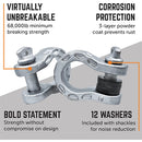 Mega D-Ring Shackles