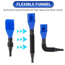 2PCS Retractable Oil Snap Funnel