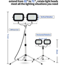 Dual-Head Work Lights