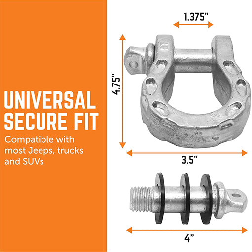 Mega D-Ring Shackles