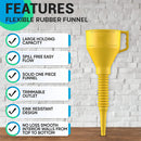 Flexible Rubber Funnel