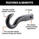 Forged Tow Hook Hitch Mount