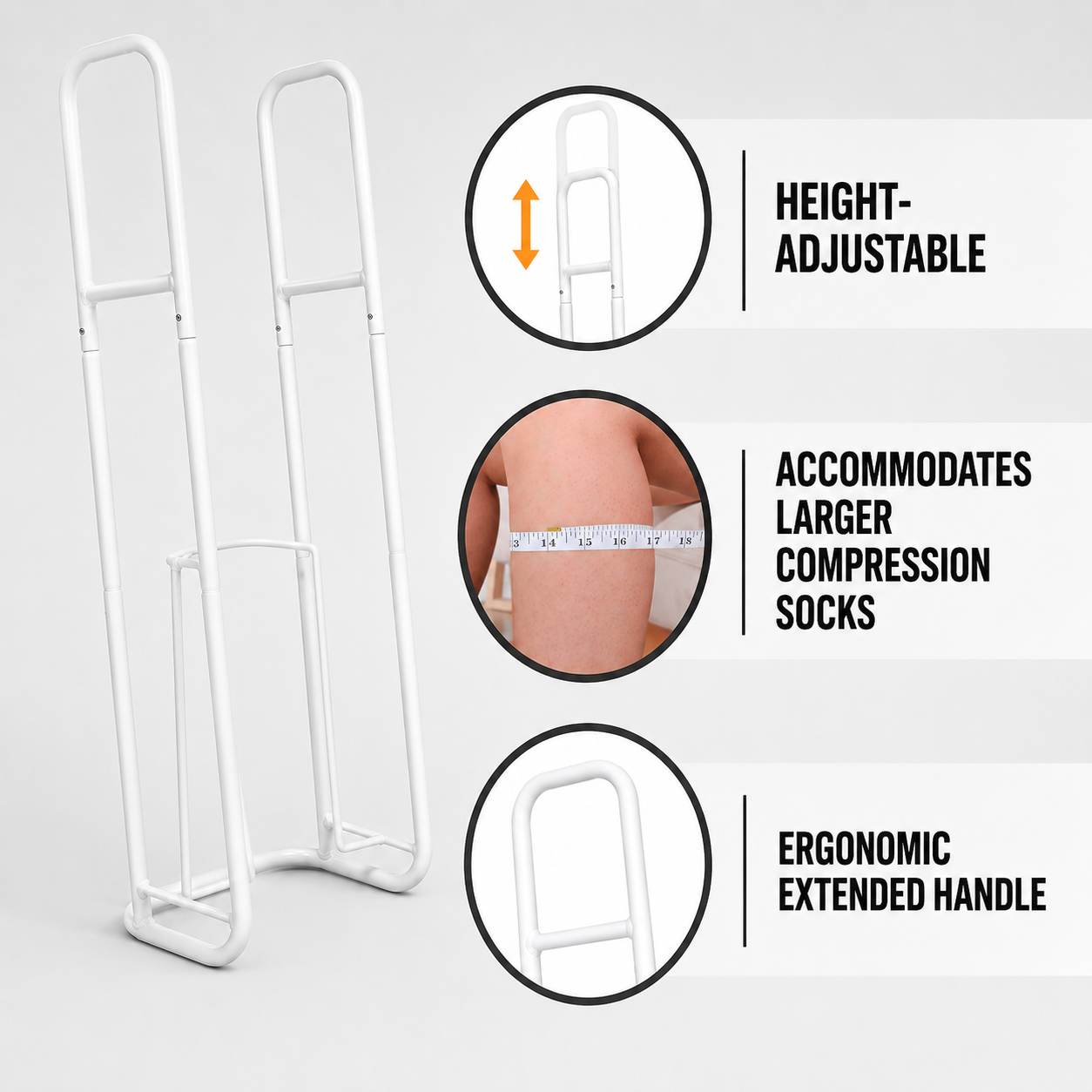 Extra-Large Compression Sock Aid Device