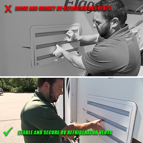RV Refrigerator & Converter Vent Latch
