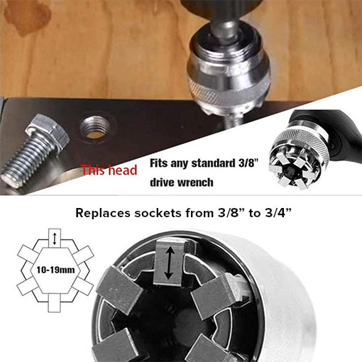 Universal Wrench Socket Sleeve
