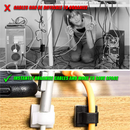 Self-Adhesive Cable Organizer Clips