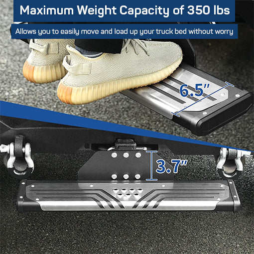 Wide Aluminum Towing Hitch Steps