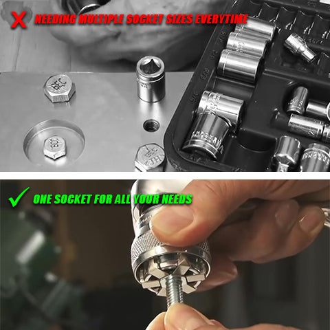 Universal Wrench Socket Sleeve