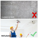 Unplastered Wall VS Well-plastered wall