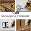 Flexible feature of 12 oz Gaps and Cracks Foam 