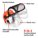 5-in-1 Hard Hat Helmet and Ear Muffs
