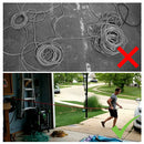 Comparison when using a 50 ft Retractable Air Hose