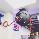 Installed 50 ft Retractable Air Hose in Ceiling