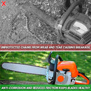 Comparison of using a Bar and Chain Oil versus without this oil