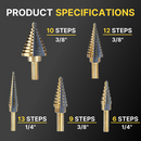 Step Drill Bits