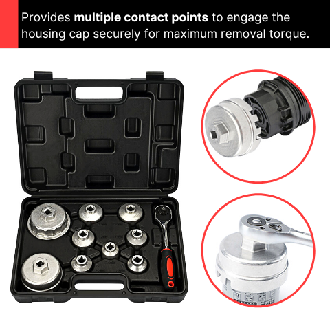 Oil Filter Cap Wrench Set