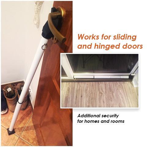 Dual Function Security Door Jammer (2-Pack)