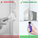 Regular Trowel versus Drywall Corner Tool