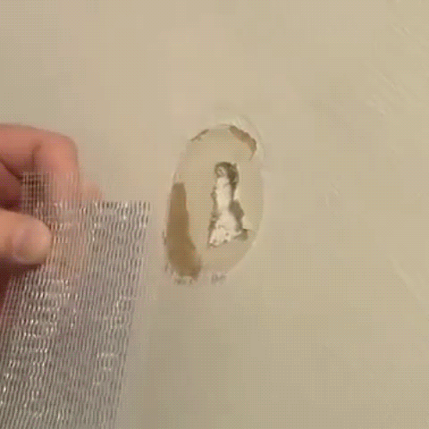 GIF of Drywall Repair Patch