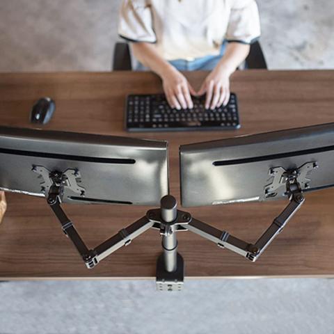 Dual Monitor Desk Mount