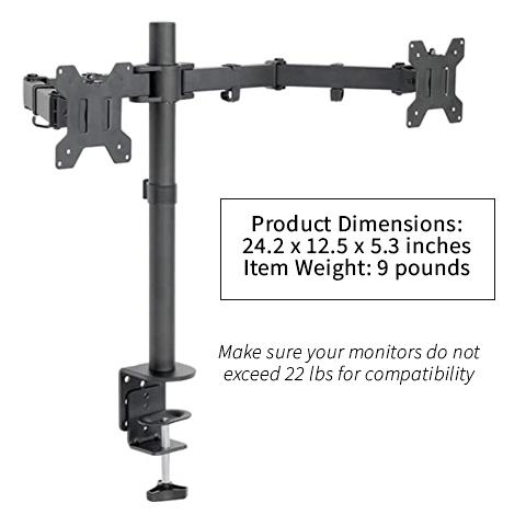 Dual Monitor Desk Mount