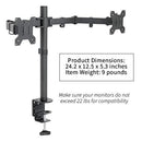 Dual Monitor Desk Mount