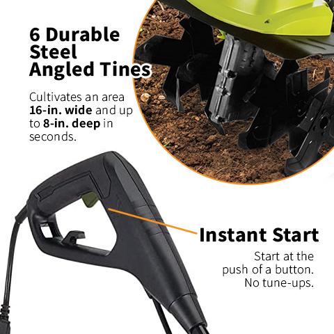 Electric Garden Tiller