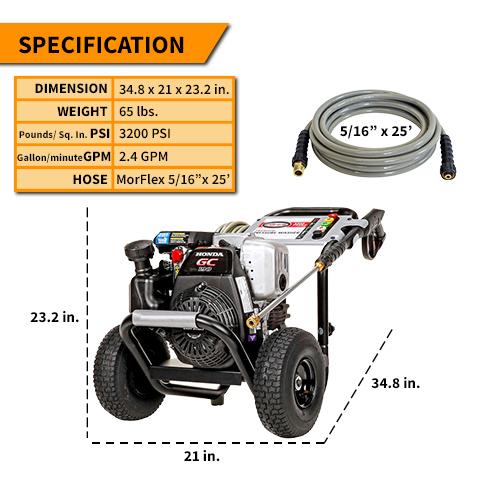 gas pressure washer for cars