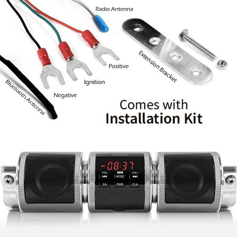 motorcycle bluetooth stereo systems