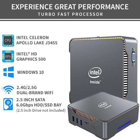 Quad-Core Intel Celeron J3455 Mini PC