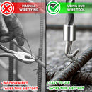 Comparison using Rebar Wire Twister