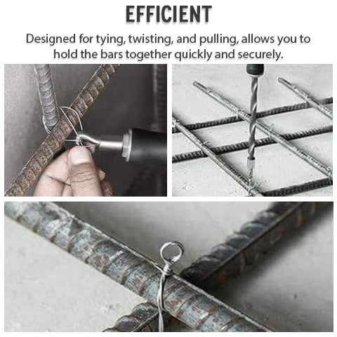 Efficiency in using a Rebar Wire Twister