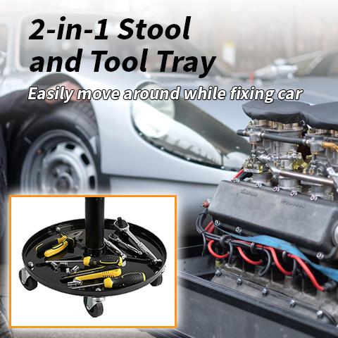Rolling Mechanic Stool Seat