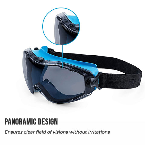 Panoramic Design of Safety Goggles