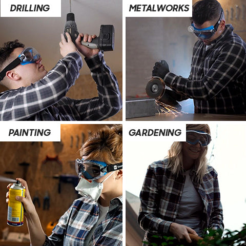 Different Usage of Safety Goggles