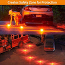 led road flares emergency lights