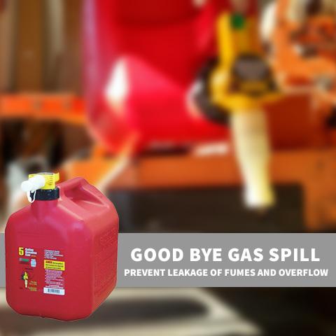 Spill-free Gas Can